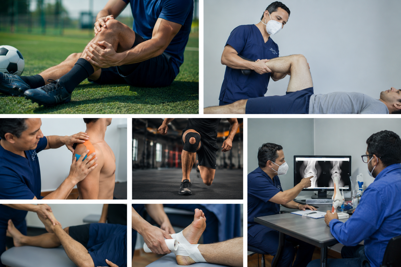 Atención de traumatología deportiva